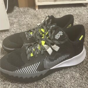 Nike Kids Black and White Athletic Shoes